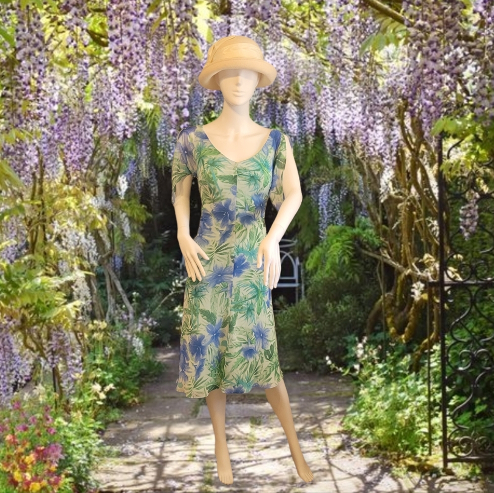 Y2K Spring Floral Dress